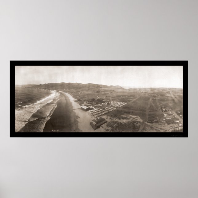 Poster Pismo Beach, CA Photo 1906 (Devant)