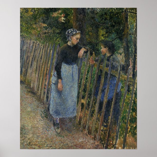 Poster Pissarro - Conversation (Devant)