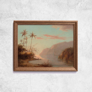 Poster Pissarro Creek À St Thomas Célèbre Art