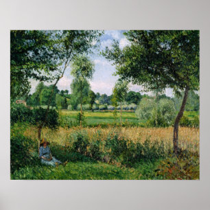 Poster Pissarro - Effet Soleil Matin Eragny
