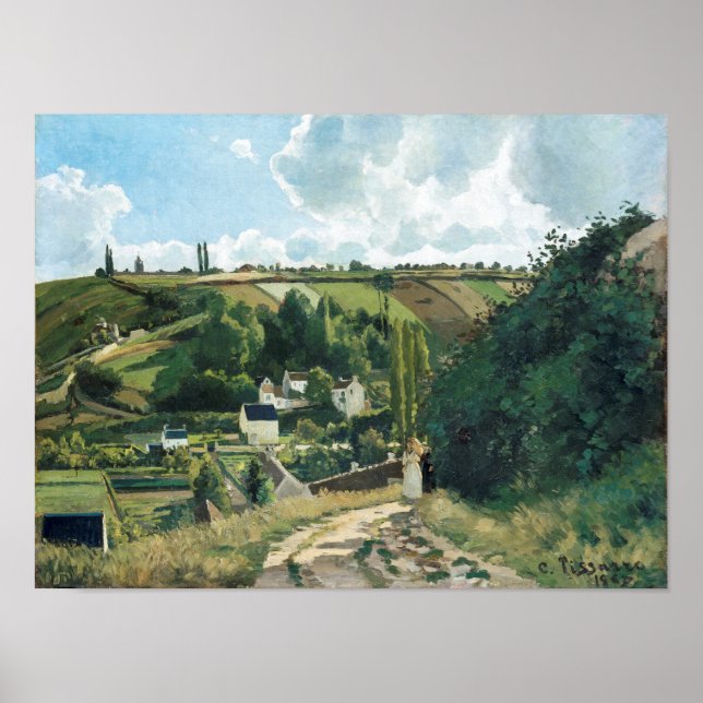 Poster Pissarro - Jalais Hill, Pontoise, (Devant)