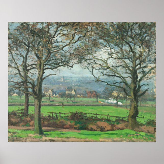 Poster Pissarro - Près De Sydenham Hill (Devant)