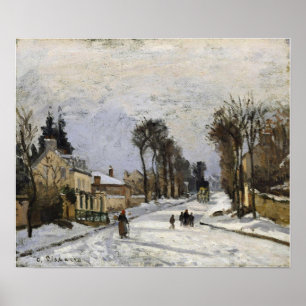 Poster Pissarro - Route Vers Versailles À Louveciennes 18