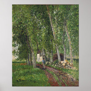 Poster Pissarro - Thicket At Moret 1902