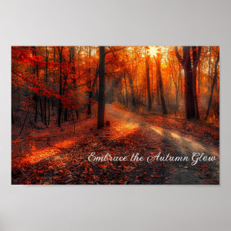 Poster Piste d'automne enchantée