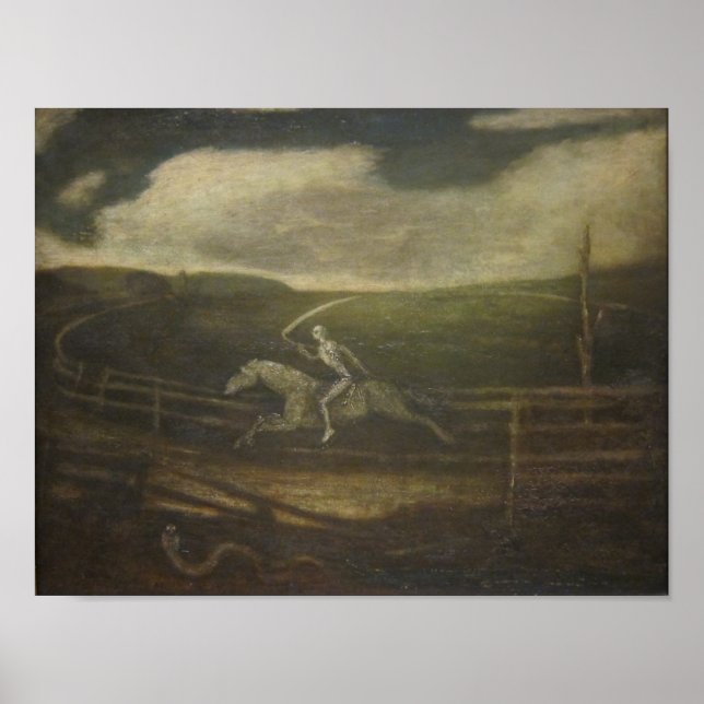 Poster Piste De Course Ou Décès Sur Un Cheval Pâle (Devant)