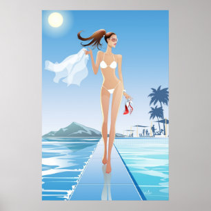Poster Piste de Poolside