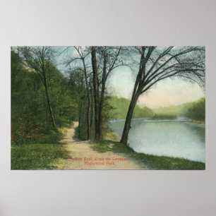 Poster Piste indienne de parc de Maplewood