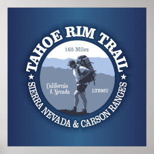 Poster Piste Tahoe Rim