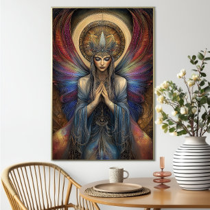 Poster Pistis Sophia Goddesse gnostique Peinture Art Nouv