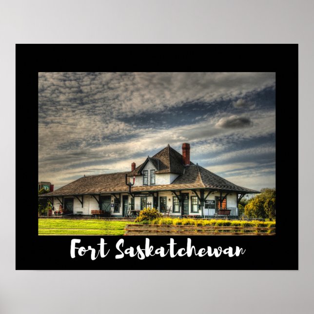 Poster Pittoresque Fort Saskatchewan (Devant)