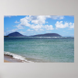 Poster pittoresque Hawaii Coast View