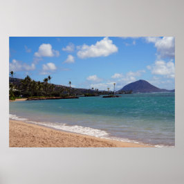 Poster pittoresque Hawaii Coast View
