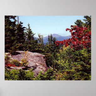 Poster Pittoresque White Mounts New Hampshire