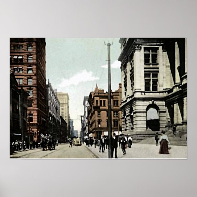 Poster Pittsburgh, Pennsylvanie (Devant)