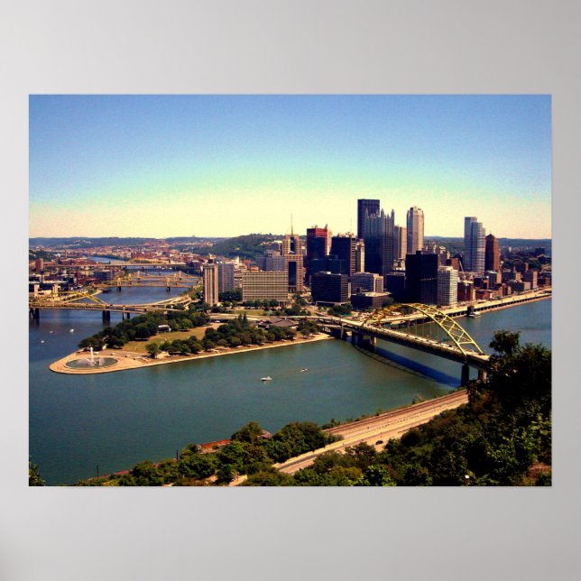 Poster Pittsburgh, Pennsylvanie (Devant)