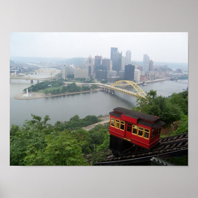 Poster Pittsburgh Skyline (Devant)