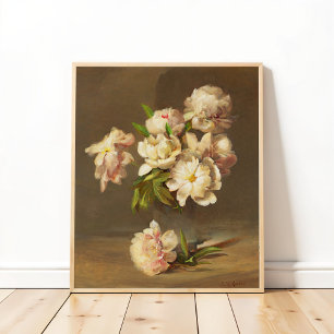 Poster Pivoines dans un vase, Charles Ethan Porter