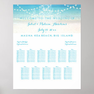Poster PixDezines Chandelier/Plage/Plage/Plage