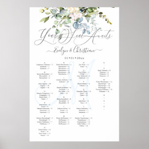 Poster PixDezines Elegant Blue Gum Eucalyptus