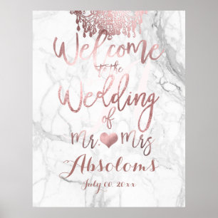 Poster PixDezines Lustre/Rose Chandelier/Réception