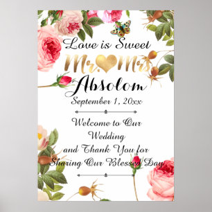 Poster PixDezines Roses Vintages / Réception