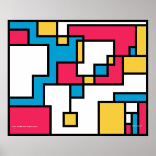Poster Pixel-Plasticisme
