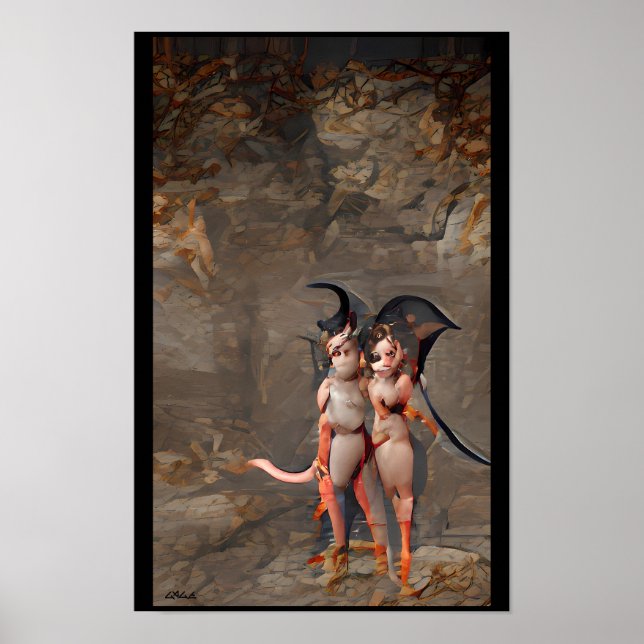 Poster Pixie Twins du deuxième cercle (Devant)