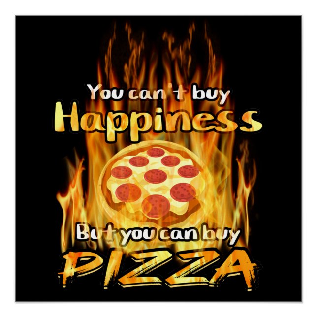 Poster Pizza (Devant)
