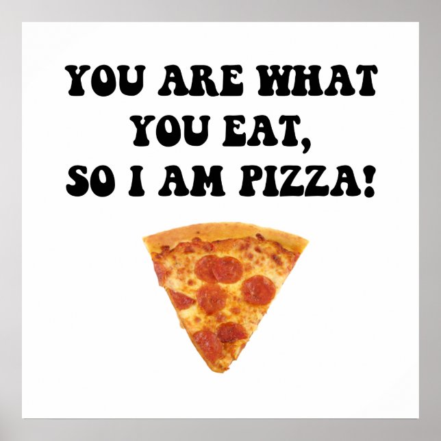 Poster Pizza (Devant)