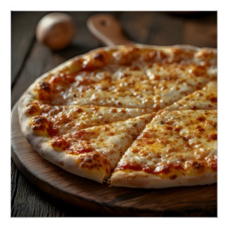 Poster Pizza au fromage