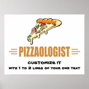 Poster Pizza drôle