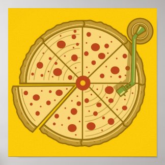Poster Pizza Vinyl