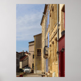 Poster Place d'Armes, Montmedy, France