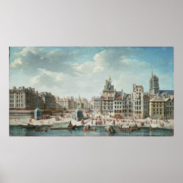 Poster Place de Greve, Paris (Devant)