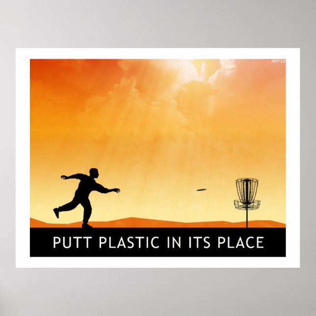 Poster Placer Le Plastique À Sa Place (Devant)