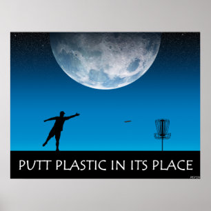 Poster Placer Le Plastique À Sa Place