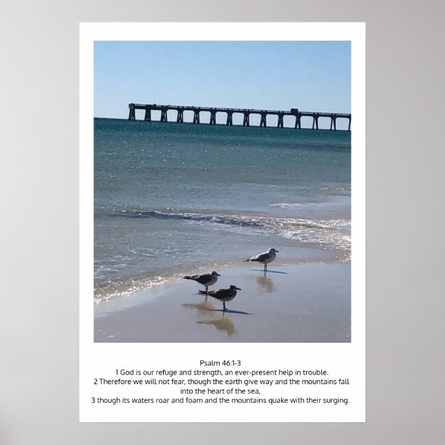 Poster Plage (Devant)