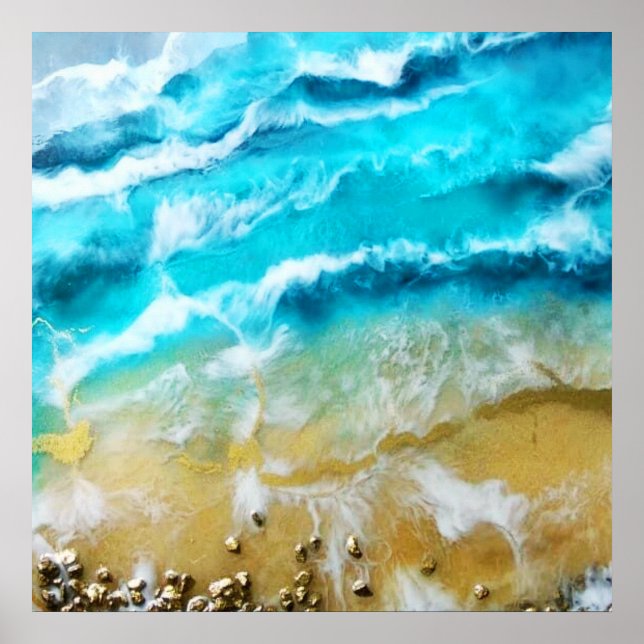 Poster Plage (Devant)