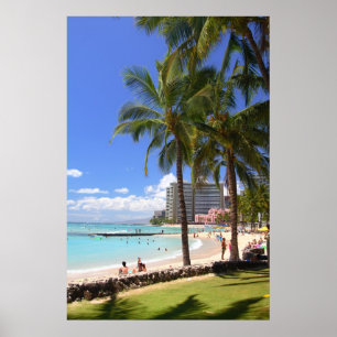 Poster Plage 2 de Waikiki