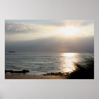 Poster Plage à cinq doigts, Inishowen