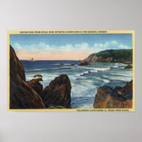 Plage balnéaire et Cannon, Oregon