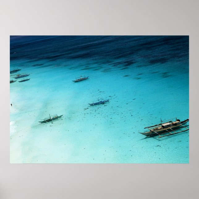 Poster Plage Blanche (Devant)