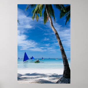 Poster Plage Blanche   Boracay, Philippines