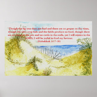 Poster "Plage (chrétienne)"