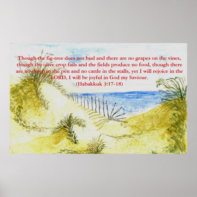 Poster "Plage (chrétienne)" (Devant)