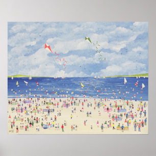 Poster Plage Cloud