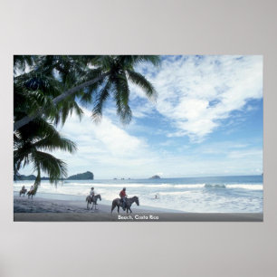 Poster Plage, Costa Rica