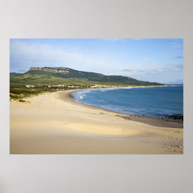 Poster Plage Côtière Le Long De La Côte Près De Tarifa (Devant)