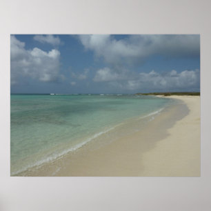 Poster Plage d'Aruba II Magnifique paysage naturel